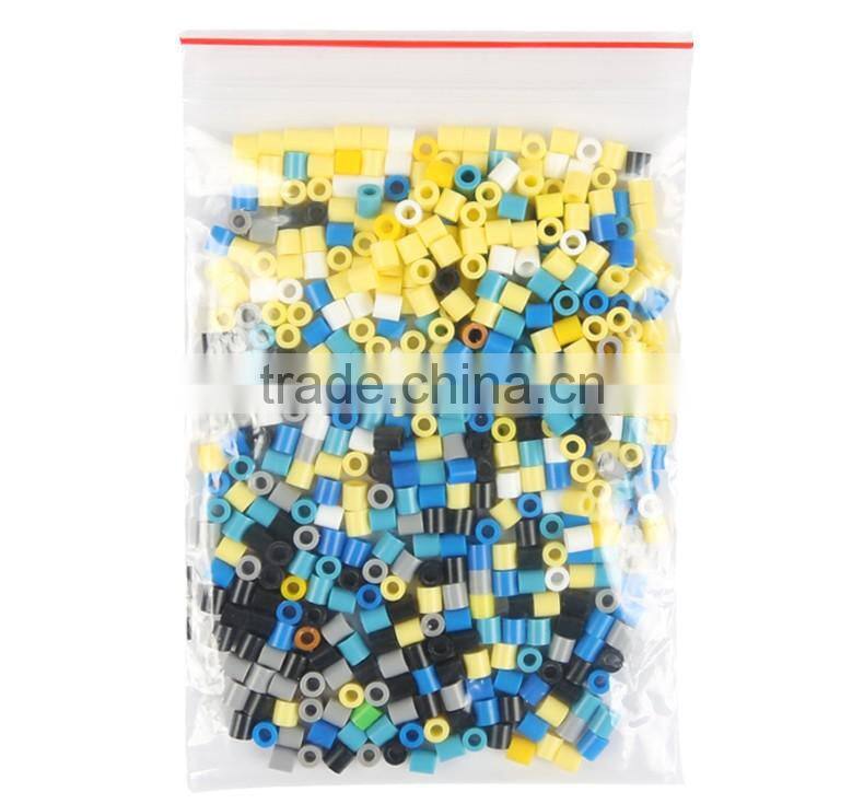 Diyfashion 5mm hama perler fuse beads big small minion set with puzzle iron paper and twezzer hama beads toys for kids 18031
