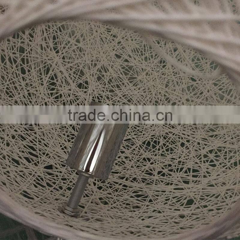 Hemp rope ball rattan art ball ceiling lamp