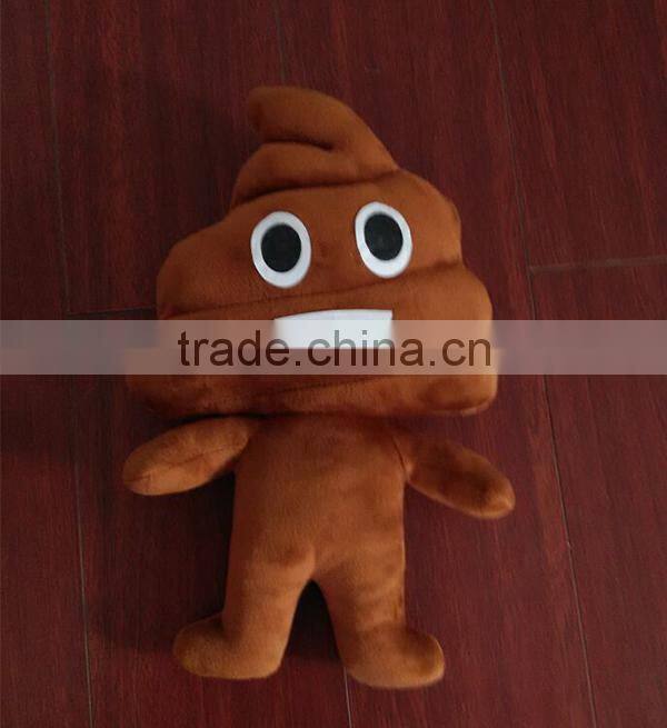 custom high quality cute soft plush emoji pillows doll toy