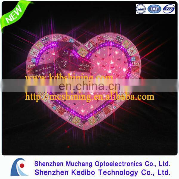 paper led musical gift box