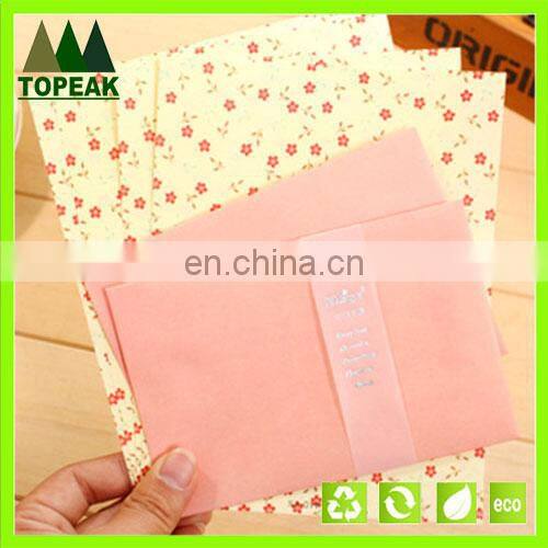 2016 New design Cute Cartoon Paper Colorful Gift Envelope
