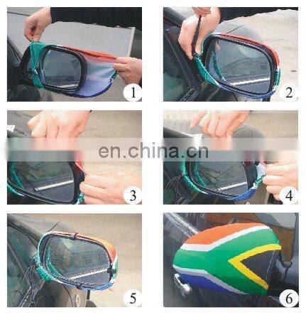 custom car side mirror cover flag