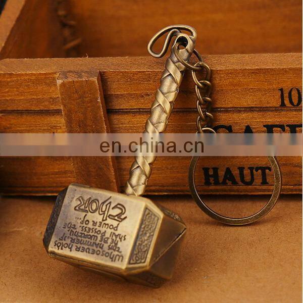 Fashion thor key chain travel souvenir gift trendy accessories