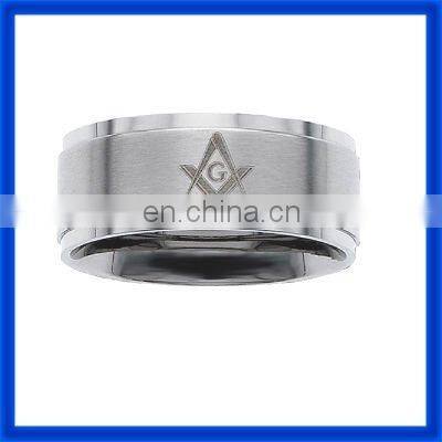 Factory direct sale masonic ring/316 stainless steel masonic jewelry