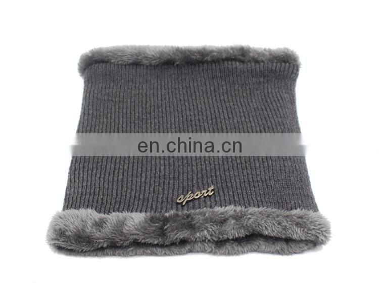 Men Wool feeling Scarf Caps Balaclava Mask Gorras Bonnet Knitted Hat