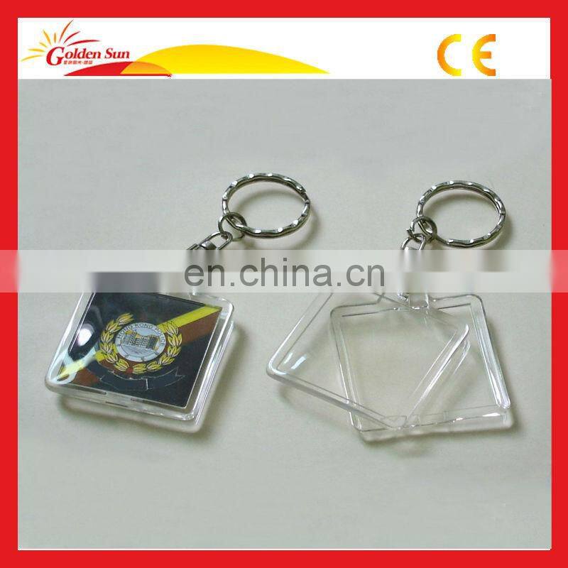 Beautiful High Quality Plastic Solid Acrylic Keychain