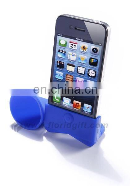 Custom design cheap printing silicone phone horn