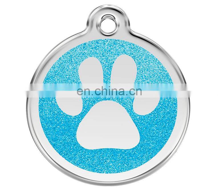 Custom cheap metal pet ID sublimation dog tag
