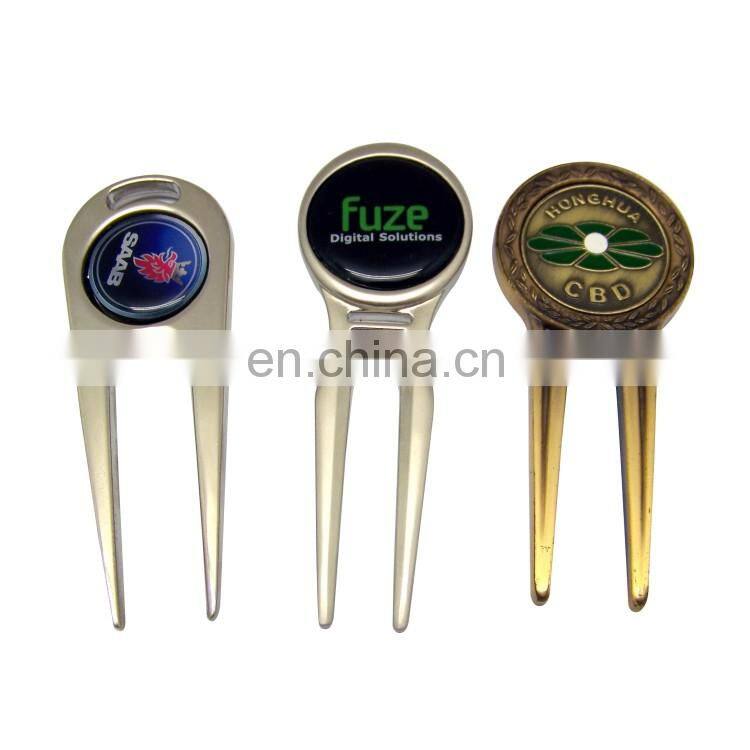 various design golf fork pitch divot tool