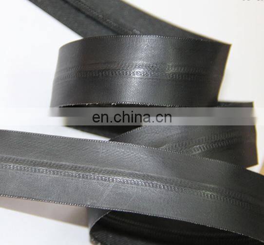 Nylon Zipper Open End Waterproof Plastic Bottom Stop 5# Black Zippers