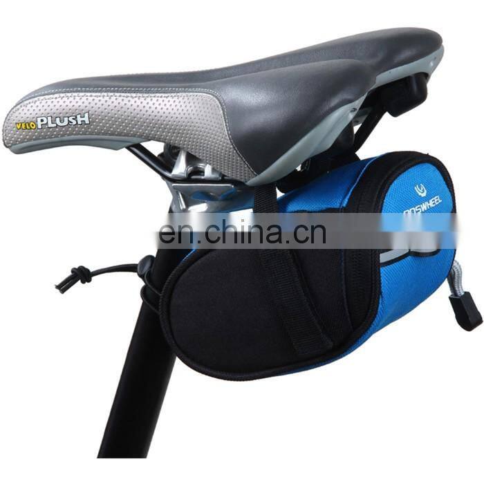 Trunk Bag Black - w/ Rear Light Clip Attachment & Reflective Trim - Bicycle Trunk Bag Cycling Rack Pack Bike Rear/bike seat bag