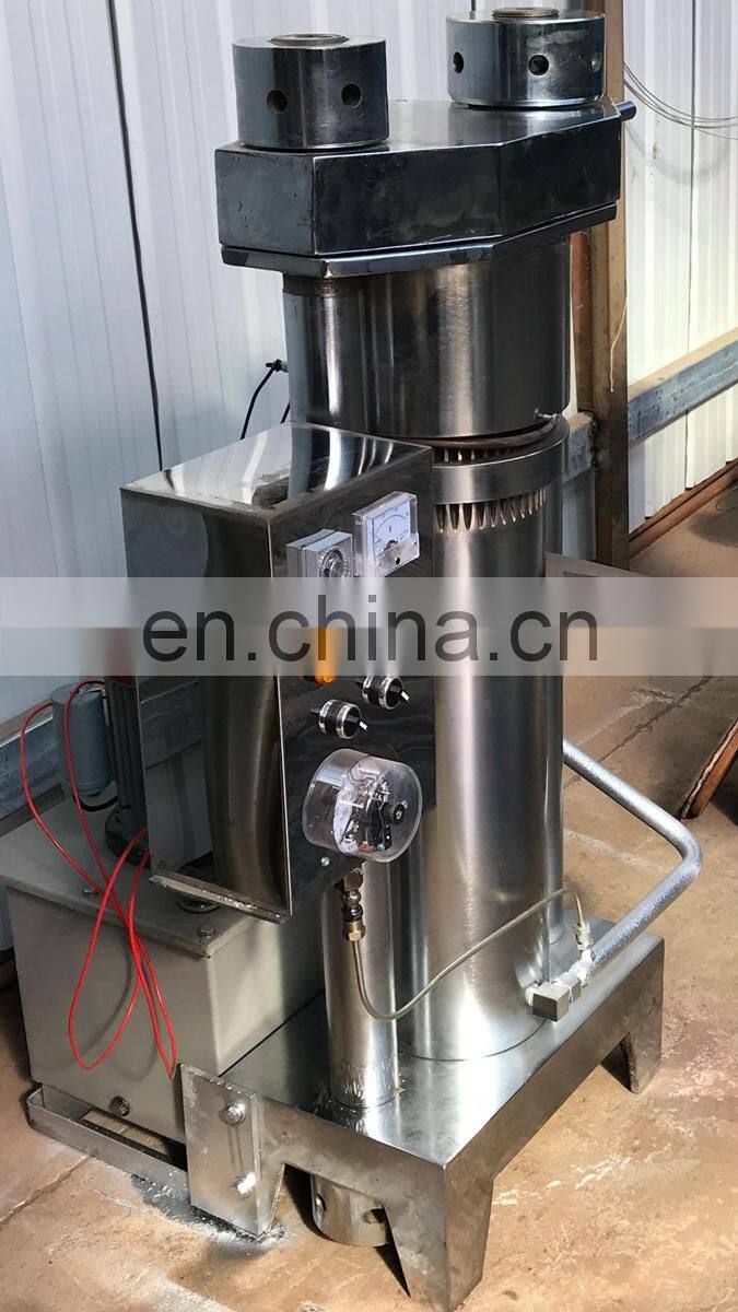 Hydraulic coconut oil expeller/peanut oil extracting machine/olive oil press machine