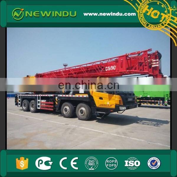 SANY 50 ton price of mobile crane STC500S