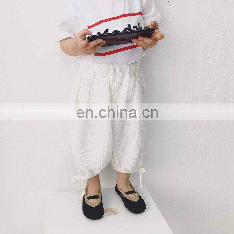 2020 Long Line Loose Pant Boys and Girls wide leg Pant For Uniset