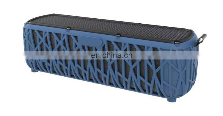bluetooth speaker waterproof Solar speakers 5200mAh column speaker active Wireless Speaker