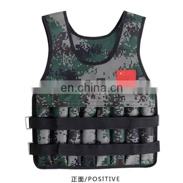 2021 Weight vest running sandbag male fitness exercise training adjustable weight invisible ultra-thin army vest sand vest