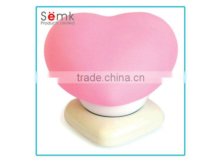 Semk design valentine heart shaped night light for promotional gifts