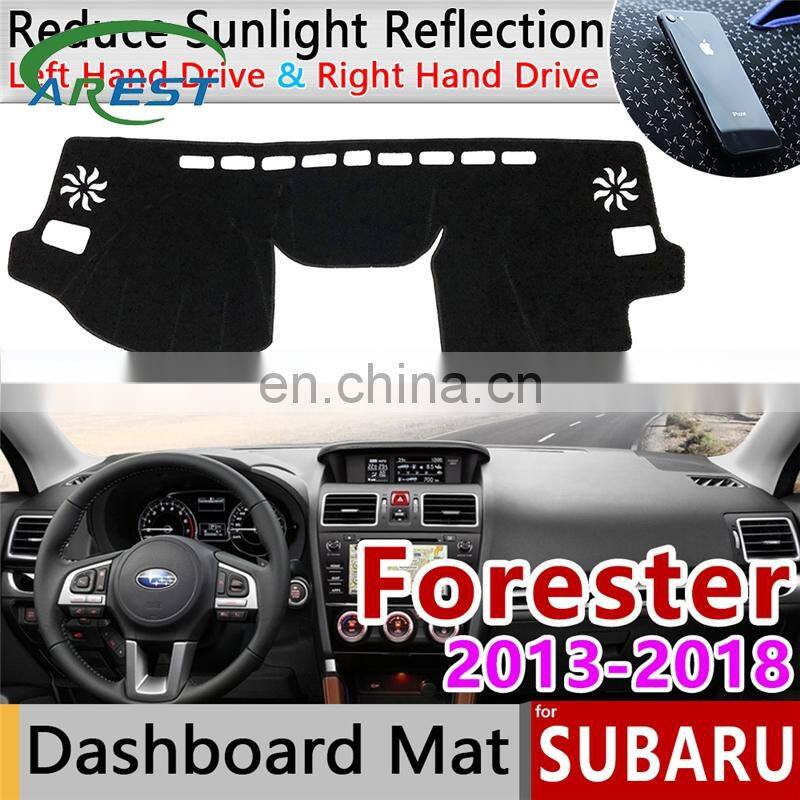 for Subaru Forester 2013~2018 Anti-Slip Mat Dashboard Cover Carpet Sunshade Dashmat Accessories SG SH SJ SK 2014 2015 2016 2017