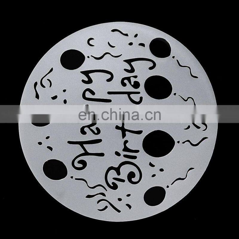 4pcs cake biscuit stencil bakery tool fondant mold Bakeware Baking Template Birthday Spiral Decoration