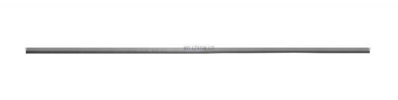 Frame rubber refill with metal plate for frame wiper blade