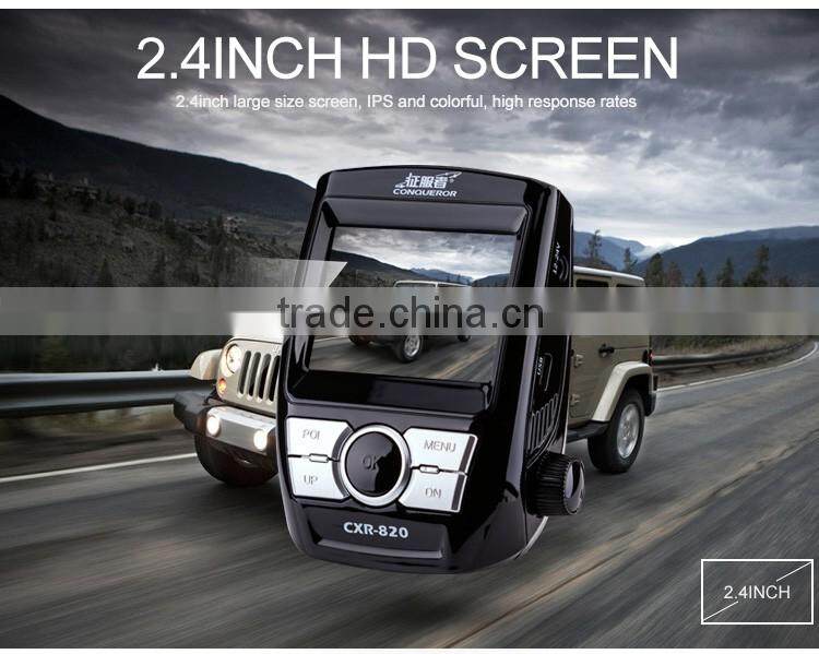 1500m 3 inch the radar of driving GPS G-Sensor strelka radar dash-cam with radar detector and gps tracker