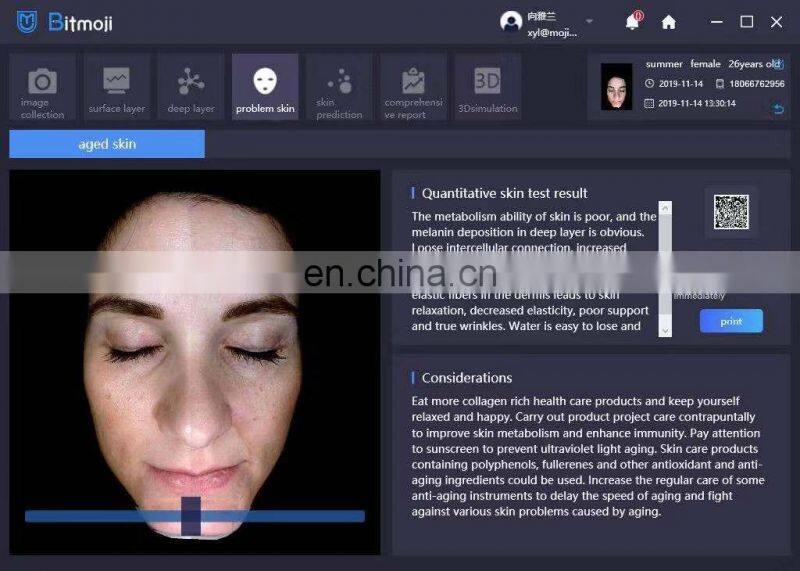 Trending 2021 smart skin analyzer skin analyzer facial skin type analyzers