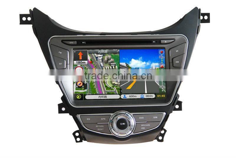 8" Touch Screen Car DVD GPS For HYUNDAI Elantra 2014 Double Din Car Radio Stereo GPS Elantra 2014 Two Din Auto Radio GPS 1080P