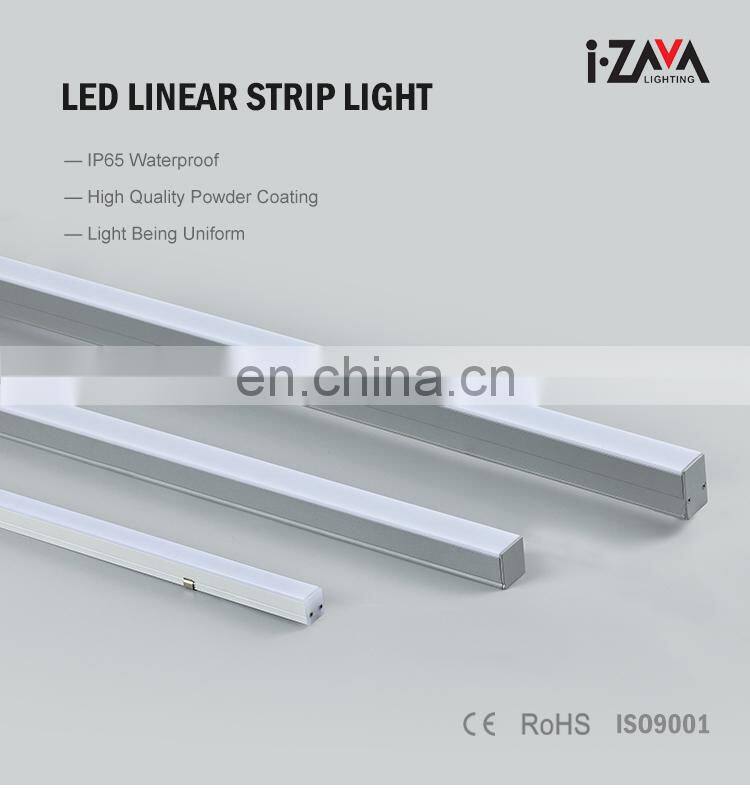 Hot Sale Smd Shopping Mall Office Aluminum Ip65 Waterproof 12w 24w Led Linear Lighting