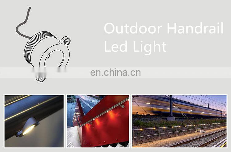 Stairs Stainless Cable IP67 Waterproof Interior Exterior Outdoor Handrail Led Light