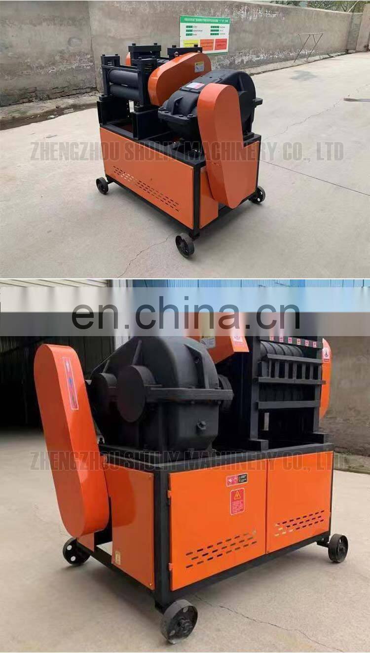 High quality small scrap rebar straightening machine for sale