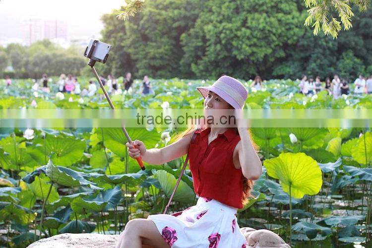 Extendable Selfie stick Pole Handheld for D09 iphone android Remote Control with Bluetooth Shutter