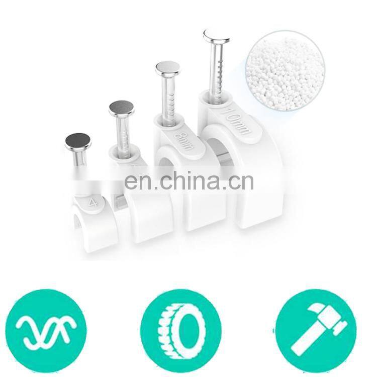 Wholesale custom various sizes of metal cable clip plastic nail line card price