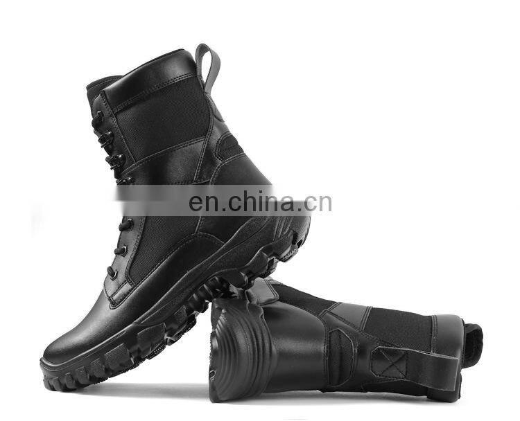 Hot weather resistant customized men desert tactical military boots