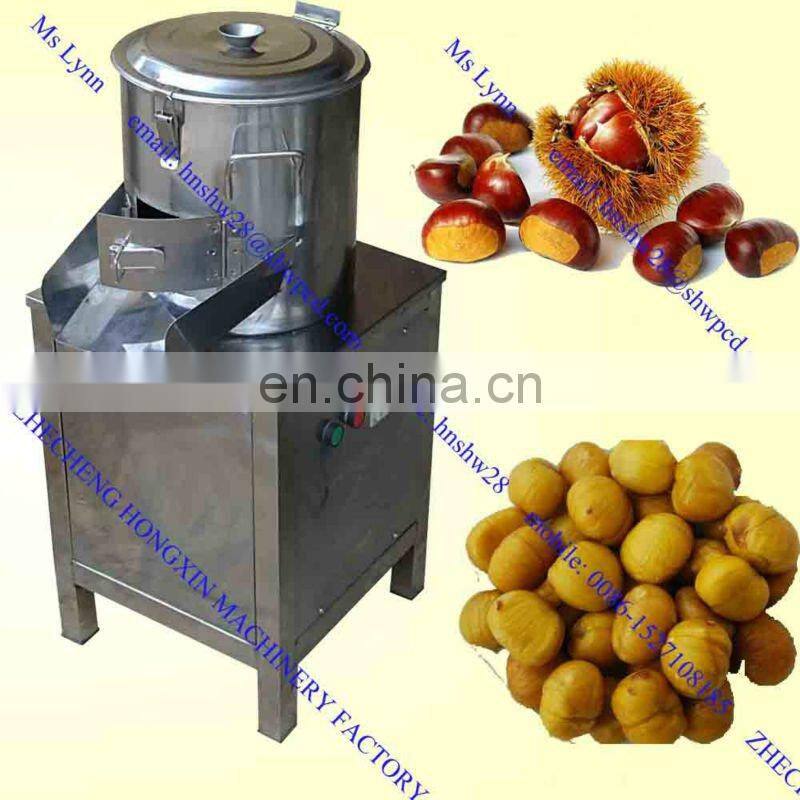 hazelnut sheller machine chestnut peeler machine