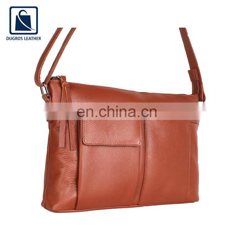 Chairman Lining Material Fashion Style Genuine Leather Men Sling Bag from Indian Manufacturer