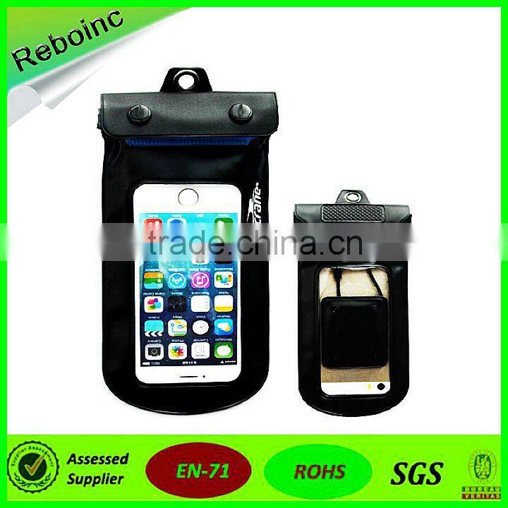 Cheap PVC Mobile Phone /Cell Phone Waterproof Bag For iphone 5-6 Inches