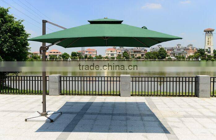 Green color fabric promotional umbrella beach parasol top sale sun umbrella
