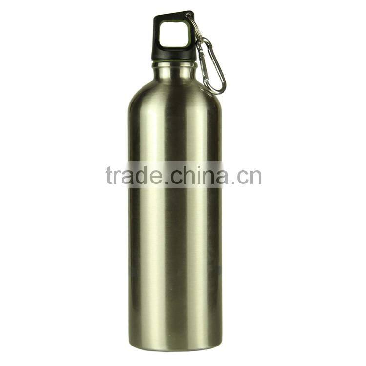 FOB 750ml Food Grade Stainless Steel Water Bottle