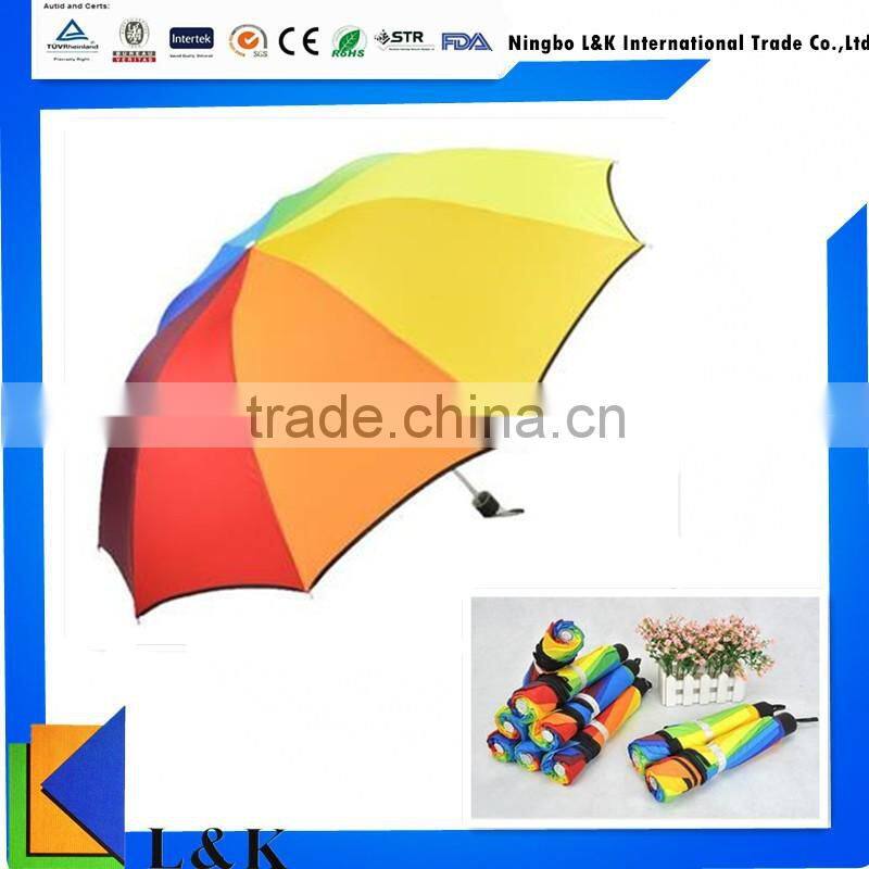 promotional colorful outdoor umbrella/cheap custom print umbrella/folding umdrella