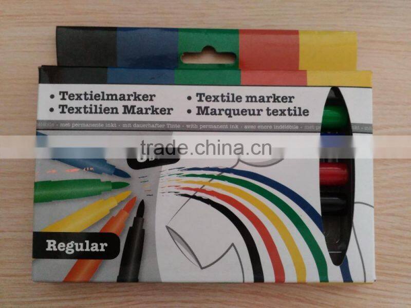 indelible permanent fabric marker pen for writing on the fabric marker pen