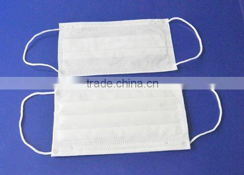Disposable Surgical Non-Woven Face Mask elastic earloop 2ply 20gsm+25gsm