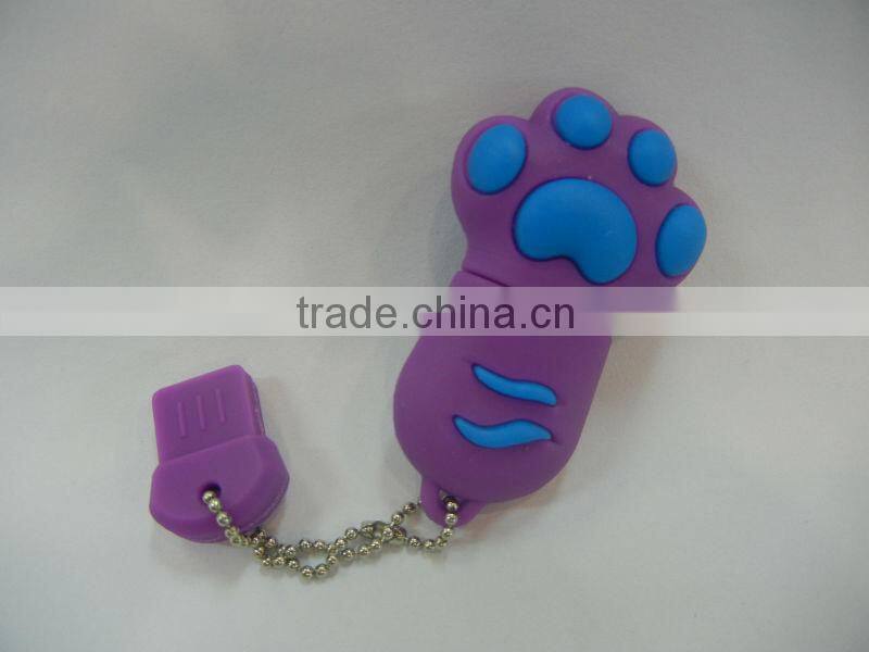 High Quality Cartoon USB Flash Drive with USB 2.0 PVC 128mb to 64GB Special USB Flash Disk