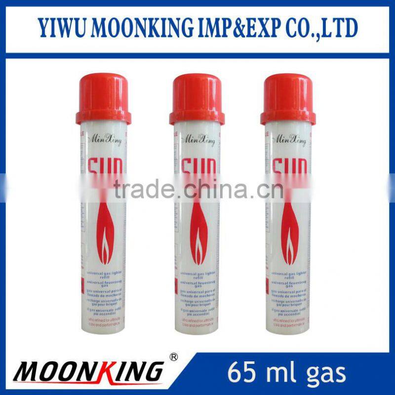 65ml high quality butane gas for lighter