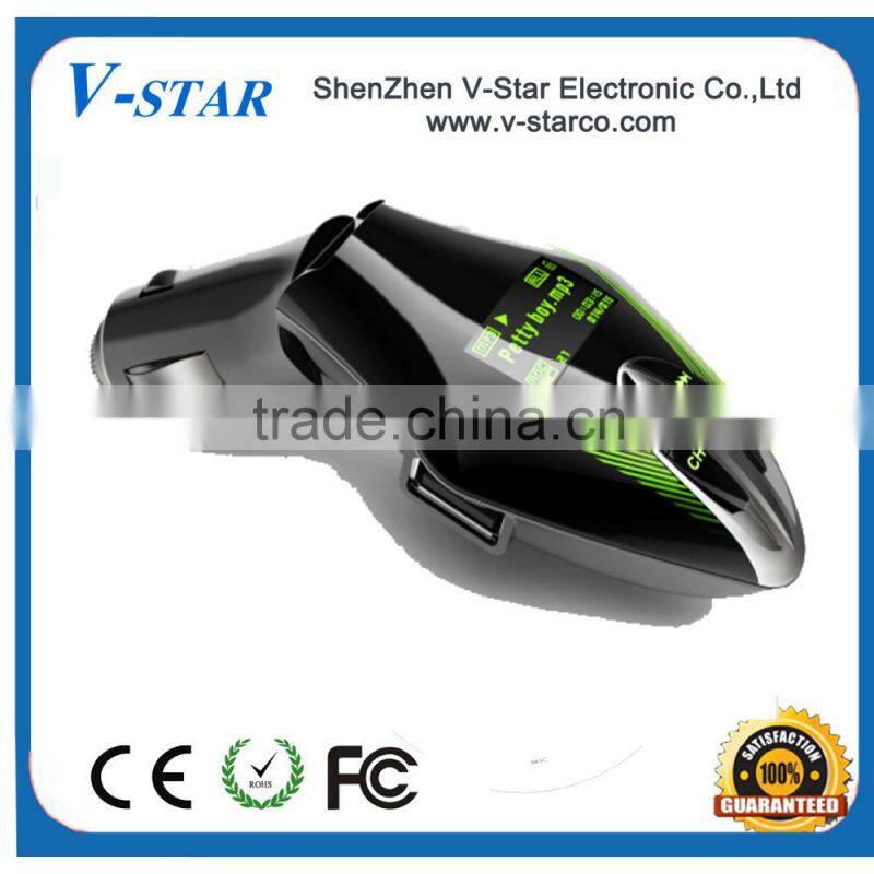 Good Quality Car Mp3 With LCD/LED display Usb Port Ft Card Fm Transmitter