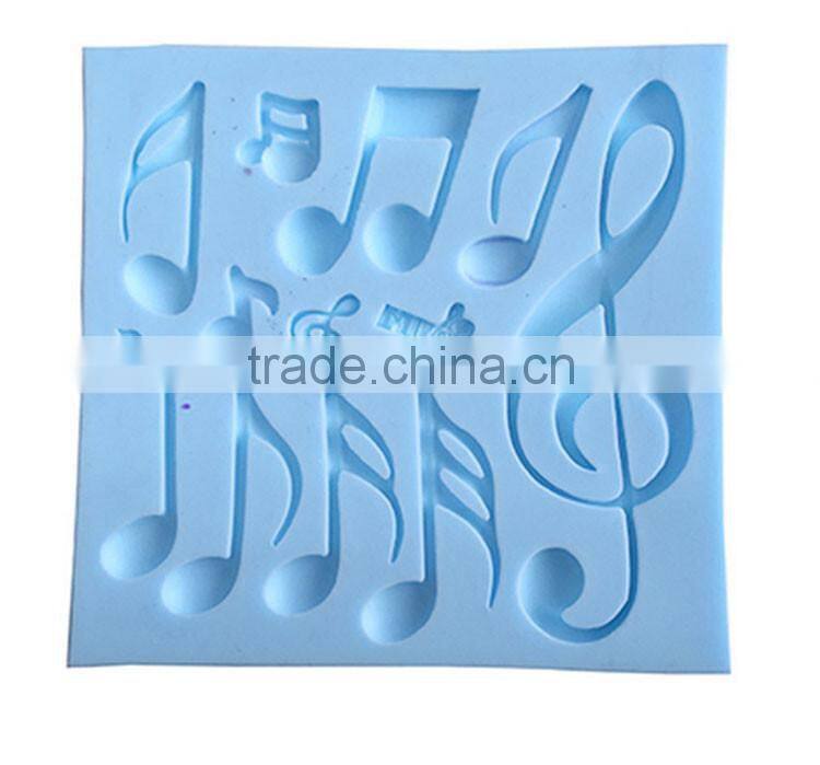 3D musical note Silicone Cake Mold wedding bread baking Tool Soap chocolate Mold