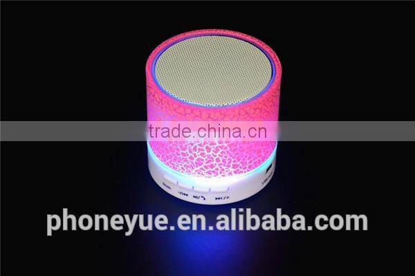 A9 handfree stereo music loudspeaker wireless bluetooth speaker with led light