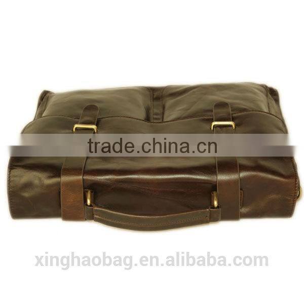 2014 men leather briefcase business portfolio briefcase
