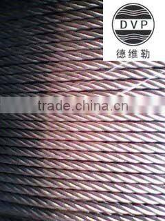 7x7 7x19 1x19 1x7 19x7 4x31SW+FC flexible galvanized steel wire rope
