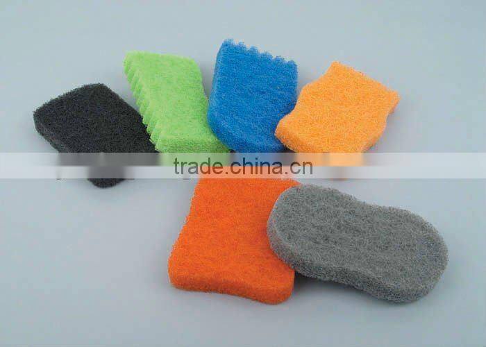 2014 hot scourer pad 3m scouring pad cleaning kitchen cleaning nylon scrubber
