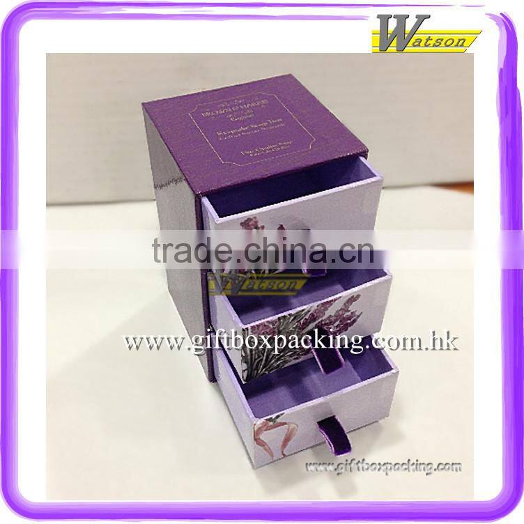 Drawer style Cosmetic Cardboard Gift Box